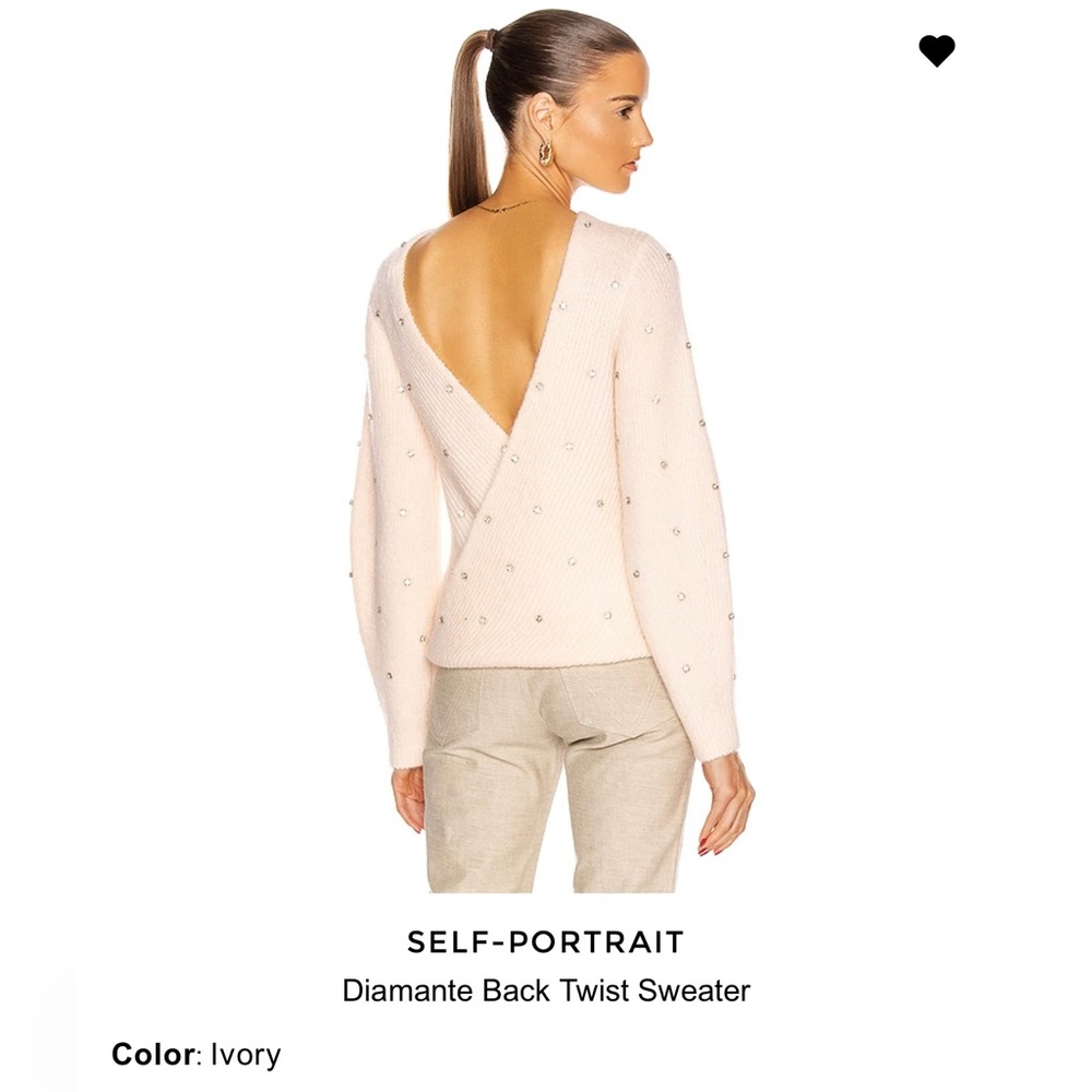 Self Portrait sweater size S/ embellished